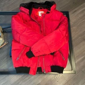 Red Bomber Jacket